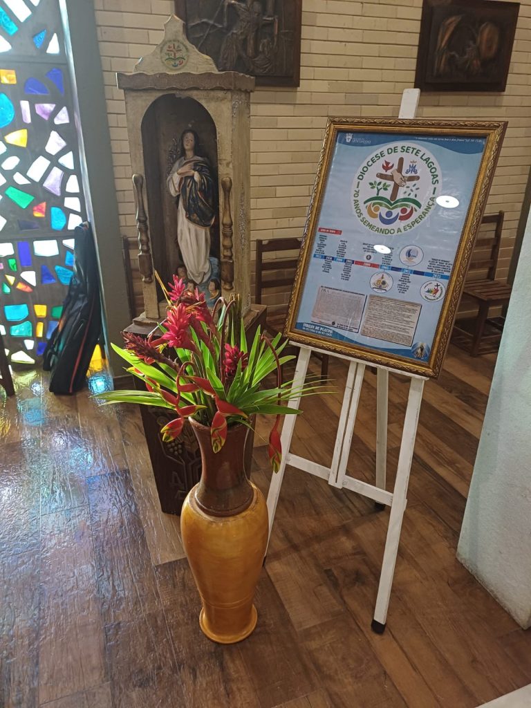 ícones do Jubileu de 70 anos da Diocese de Sete Lagoas